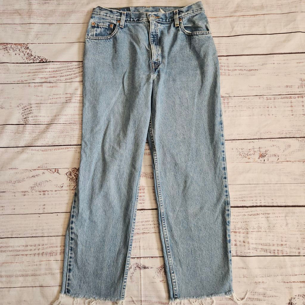 Levis 550 Relaxed Fit Tapered Leg Denim Jeans Womens 12 Missy
